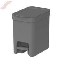 Lixeira de Pedal 6 Litros Marca Ou Seletivo Orgânico Cozinha Lavabo Banheiro Escritório