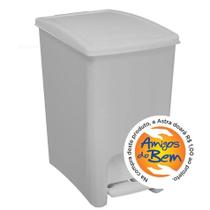 Lixeira de Pedal Dupla Abertura 10 Litros branca Astra Lixeira de Pedal Dupla Abertura 10 Litros branca Astra