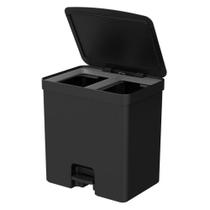 Lixeira de Pedal Trium 20L Duplo Compartimento LX4250 - Ou