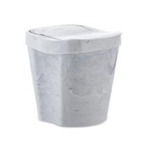 Lixeira de Pia 3 Litros Mármore Cinza Claro762-X - Top Line