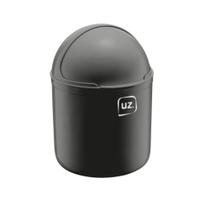 Lixeira de Pia 4 Litros Preto UZ Utilidades - UZ350-PR