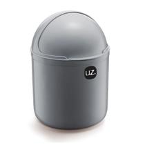 Lixeira De Pia / Balcão 4 Litros Redondo Com Tampa Basculante Uz Premium