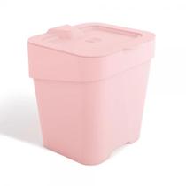 Lixeira De Pia C/ Tampa Cozinha Bancada Slim 2,5l Compacta Multiuso Plástico UZ