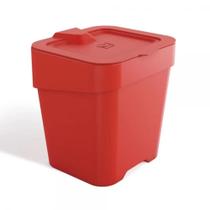 Lixeira De Pia C/ Tampa Cozinha Bancada Slim 2,5l Compacta Multiuso Plástico UZ