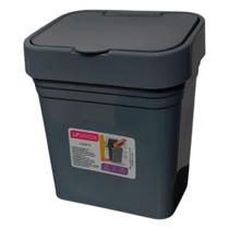 Lixeira de Pia C/ Tampa Removível Plástica 2,8L Banheiro Cozinha Lixeira de Pia C/ Tampa Removível Plástica 2,8L Banheiro Cozinha