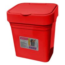 Lixeira de Pia C/ Tampa Removível Plástica 2,8L Banheiro Cozinha