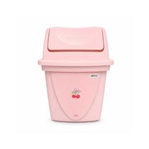 Lixeira de Pia com tampa Basculante 4,9L Rosa Plasútil Lixeira de Pia com tampa Basculante 4,9L Rosa Plasútil