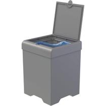 Lixeira de Pia Cozinha 5,4l, Linha Smile - Stolf Lixeira de Pia Cozinha 5,4l, Linha Smile - Stolf