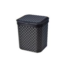 Lixeira de Pia de Cozinha com Tampa Rattan 5 Litros Preto Arqplast Lixeira de Pia de Cozinha com Tampa Rattan 5 Litros Preto Arqplast