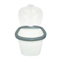 lixeira de pia de plastico retangular com tampa colors 3l - KEITA lixeira de pia de plastico retangular com tampa colors 3l - KEITA