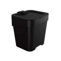 Lixeira de Pia Slim 2,5 Litros Preto UZ Utilidades - UZ420-PR Lixeira de Pia Slim 2,5 Litros Preto UZ Utilidades - UZ420-PR