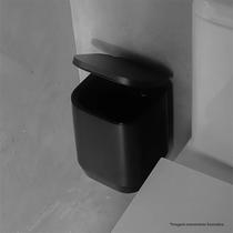 Lixeira de Piso e Parede Aura 6L Preto LX450PTF - Ou Lixeira de Piso e Parede Aura 6L Preto LX450PTF - Ou