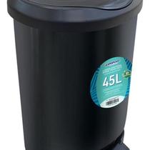 Lixeira De Piso Square Pedal Plástico 20L 42X32X22Cm - Cinza Lixeira De Piso Square Pedal Plástico 20L 42X32X22Cm - Cinza