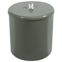 Lixeira de Plástico com Tampa 25X20cm 6L Verde Oliva Astra CT4*OLV