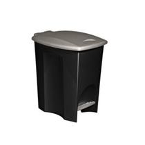 Lixeira de Plástico Ecoblack com Pedal 7 Litros - Plasutil -