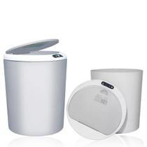 Lixeira De Plástico Lata Lixo Inteligente Automática Sensor