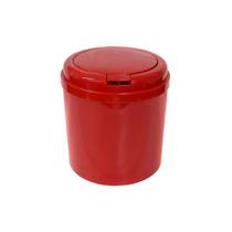 Lixeira de plástico max toc vermelha Micromax