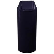 Lixeira de Plástico Preta 80x32cm com Tampa Vai Vem 50 Litros - EB27P - JSN Lixeira de Plástico Preta 80x32cm com Tampa Vai Vem 50 Litros - EB27P - JSN