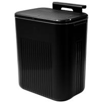 Lixeira de Porta Com Tampa Prática e Sem Parafuso