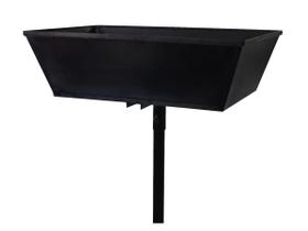 Lixeira de Rua Modelo Retangular 60cm