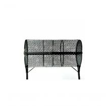 Lixeira de Rua Modelo Tela Moeda Dupla 100cm com Tampa Lixeira de Rua Modelo Tela Moeda Dupla 100cm com Tampa