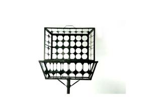 Lixeira de Rua Modelo Tela Moeda Retangular 60cm com Tampa Lixeira de Rua Modelo Tela Moeda Retangular 60cm com Tampa