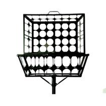 Lixeira de Rua Tela Moeda Retangular 60cm com Tampa em Metal para Espaços Públicos Santa Edwirges Lixeira de Rua Tela Moeda Retangular 60cm com Tampa em Metal para Espaços Públicos Santa Edwirges
