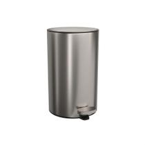 Lixeira Deca Suprema 1005.RED.8.INX com Pedal 8L Redonda Inox