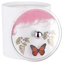 Lixeira Decorada Rosa Com Borboleta 20 X 20cm Lixeira Decorada Rosa Com Borboleta 20 X 20cm