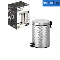 Lixeira Denver 3L inox da homeflex
