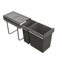 Lixeira Deslizante 300mm Plas/aço 1 Balde 20l e 1 Balde 10l 503.06.073 - Hafele Lixeira Deslizante 300mm Plas/aço 1 Balde 20l e 1 Balde 10l 503.06.073 - Hafele