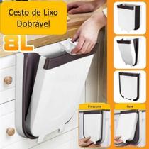 Lixeira Dobrável Cozinha Banheiro Casa Extensível Portátil