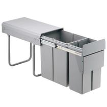 Lixeira Dupla Deslizante 02 Baldes 30l 245xx385x480mm Hafele