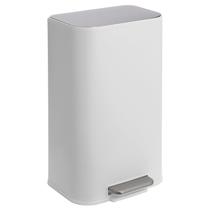 Lixeira DYTesa 30 L Branca em Aço Inoxidável com Pedal