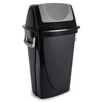 Lixeira ECOBLACK 46L PRETA BASCULANTE Lixeira ECOBLACK 46L PRETA BASCULANTE