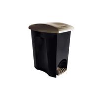 Lixeira Ecoblack Com Pedal 7 Lts - Plasutil Lixeira Ecoblack Com Pedal 7 Lts - Plasutil