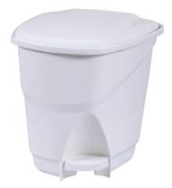 Lixeira Ecológica com Pedal Branca 16l