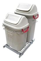 Lixeira Ecológica De Base Dupla Trilhos Jomer 8686