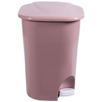 Lixeira Ecológica de Plástico com Pedal 25L 47X33X30cm Rosa Astra LP2*RSE-BR