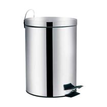Lixeira Elegante em Aço Inox com Pedal e Balde Removível para Praticidade Máxima