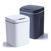 Lixeira Elétrica Com Sensor De Movimento Automática 16 Litros com Luz de LED