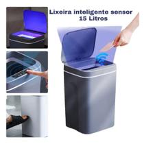 Lixeira Elétrica Inteligente com Sensor 15 L ST-807