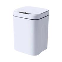 Lixeira Elétrica Inteligente com Sensor Automático - 16L - À Prova D'Água