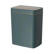 Lixeira Elétrica Silenciosa Grande De 15/18L Com Sensor De Movimento Recarregável Para Cozinha,