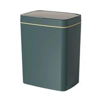 Lixeira Elétrica Silenciosa Grande De 15/18L Com Sensor De Movimento Recarregável Para Cozinha,