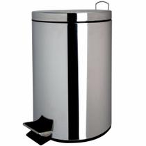 Lixeira Em Aço Inox 5 Litros com Balde Interno Removível Lixeira Em Aço Inox 5 Litros com Balde Interno Removível