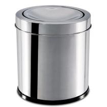 Lixeira Em Aço Inox 5,4l Tampa Basculante Brinox Lixeira Em Aço Inox 5,4l Tampa Basculante Brinox