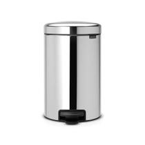 Lixeira em inox Brabantia New Icon 12L 41x25x34cm