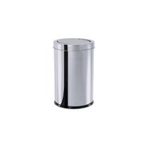 Lixeira em inox com tampa basculante Brinox Decorline 7,8L