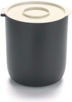 Lixeira em Plástico com Aramado 3,5 Litros Off White E Preta - Arthi Lixeira em Plástico com Aramado 3,5 Litros Off White E Preta - Arthi